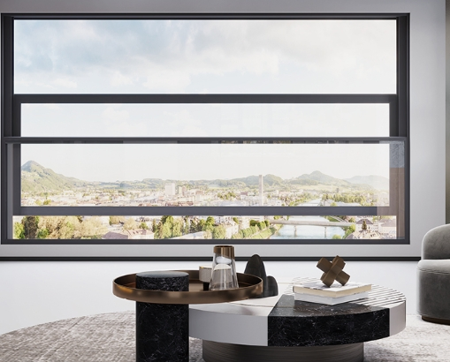 Smart Thermal Break Lift Window Series Aluminum System Factory Price Customizable