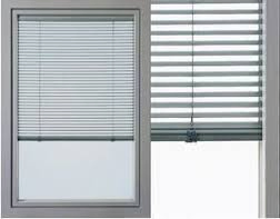 Aluminium Casement Window with Manual Magnetic Shutter