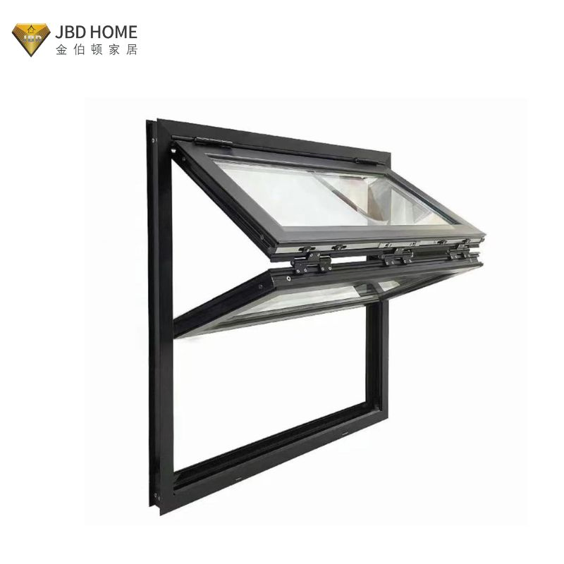 Thermal Break Aluminium Bifold Window Large View Laminated Glass Folding Window