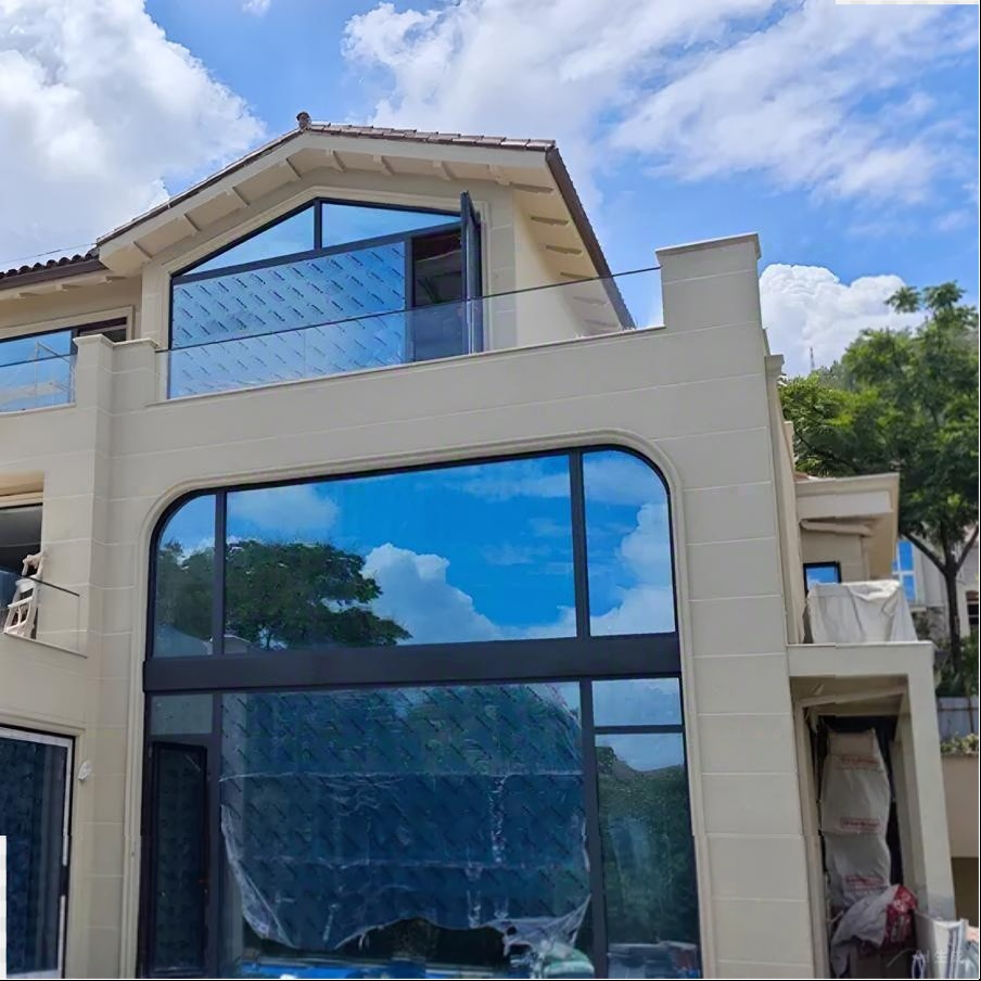 Premium Large Double Glazed Glass Windows in Aluminium for a Luxury Experience Waterproof Fixed Glass Picture Windows