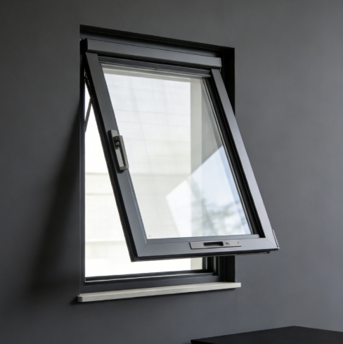 Narrow Bezel, Outward-Opening and Inward-Tilting Aliuminum Awning Windows, Minimalist Design