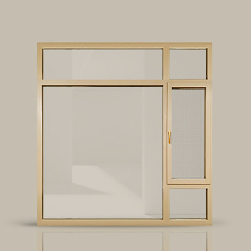 Soundproof Aluminum Clad Wood Windows Triple Glazing Wind Resistant and Heat Insulating Guarding Wooden Window