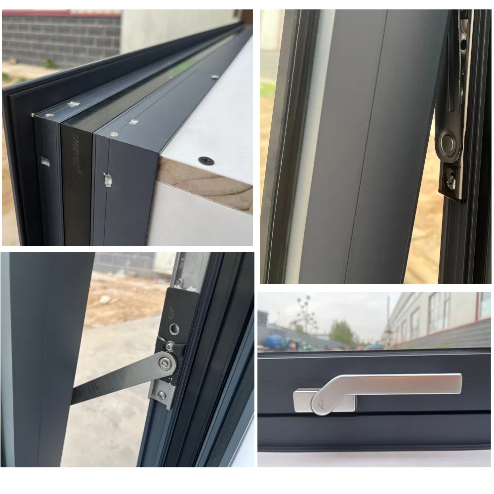 Aluminum 75 Awning Window with Timber Reveal New Zealand Local Market Window