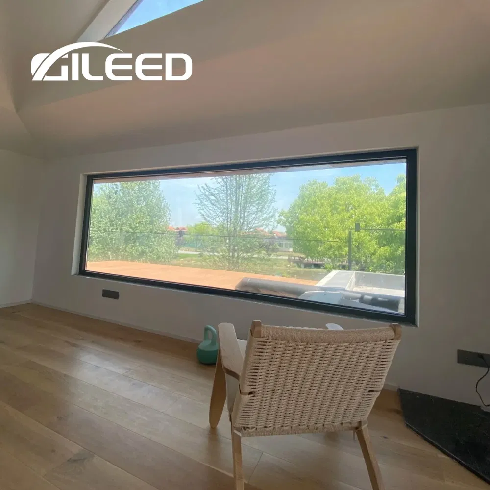 Aluminum Sound Proof Panoramic Window Big Glass Fixed Window Good View Picture Window