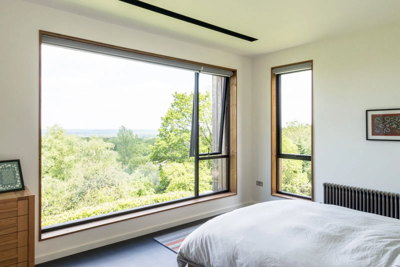 Hurricane Energy Efficient Panoramic Picture Windows Glass Aluminum Fixed Window