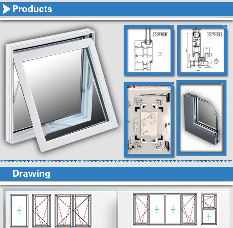 Aluminum Frame Awning Window