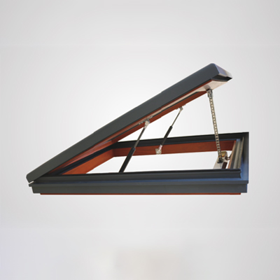 Electric Automatic Aluminum Roof Skylight Glass Casement Pivot Burglarproof Sliding Skylight Windows
