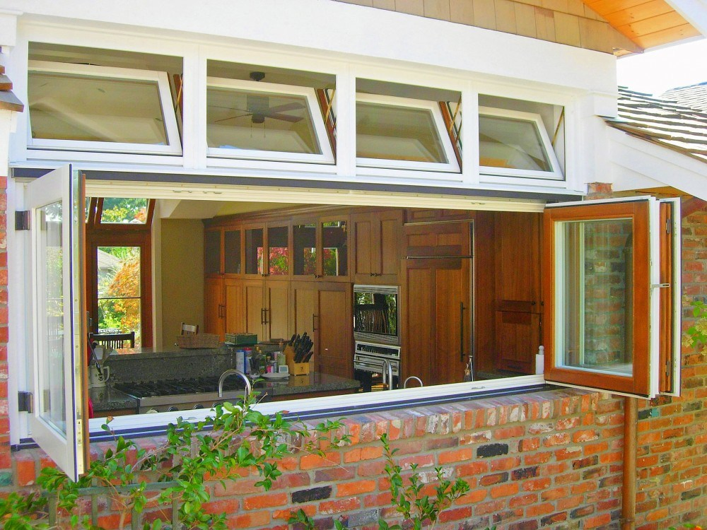 Standard Size Glass Profile Aluminium Bifold Window and Door Folding Windows