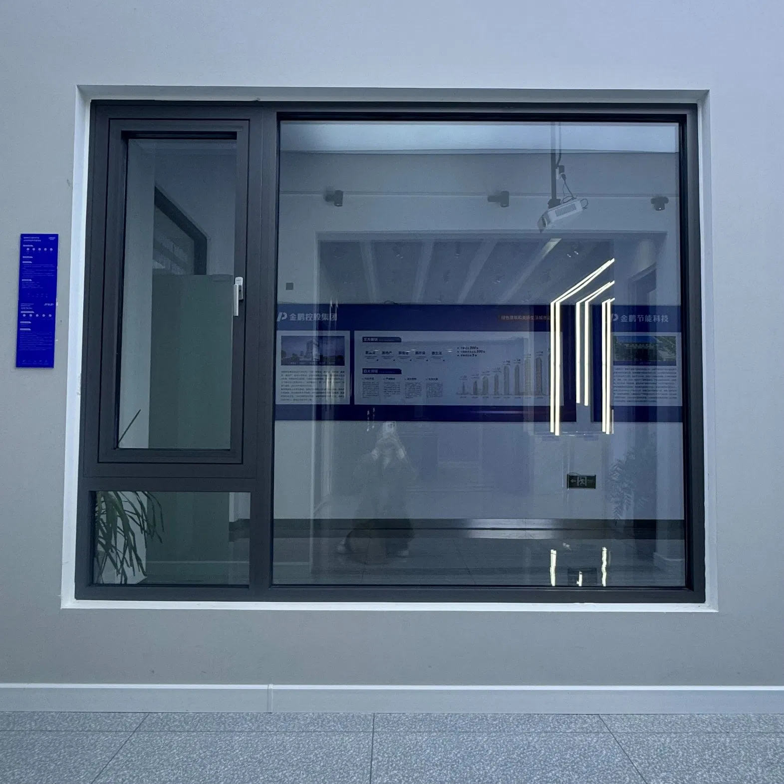 Double Glazing Aluminum Alloy Window and Door Soundproof Popular Style for House