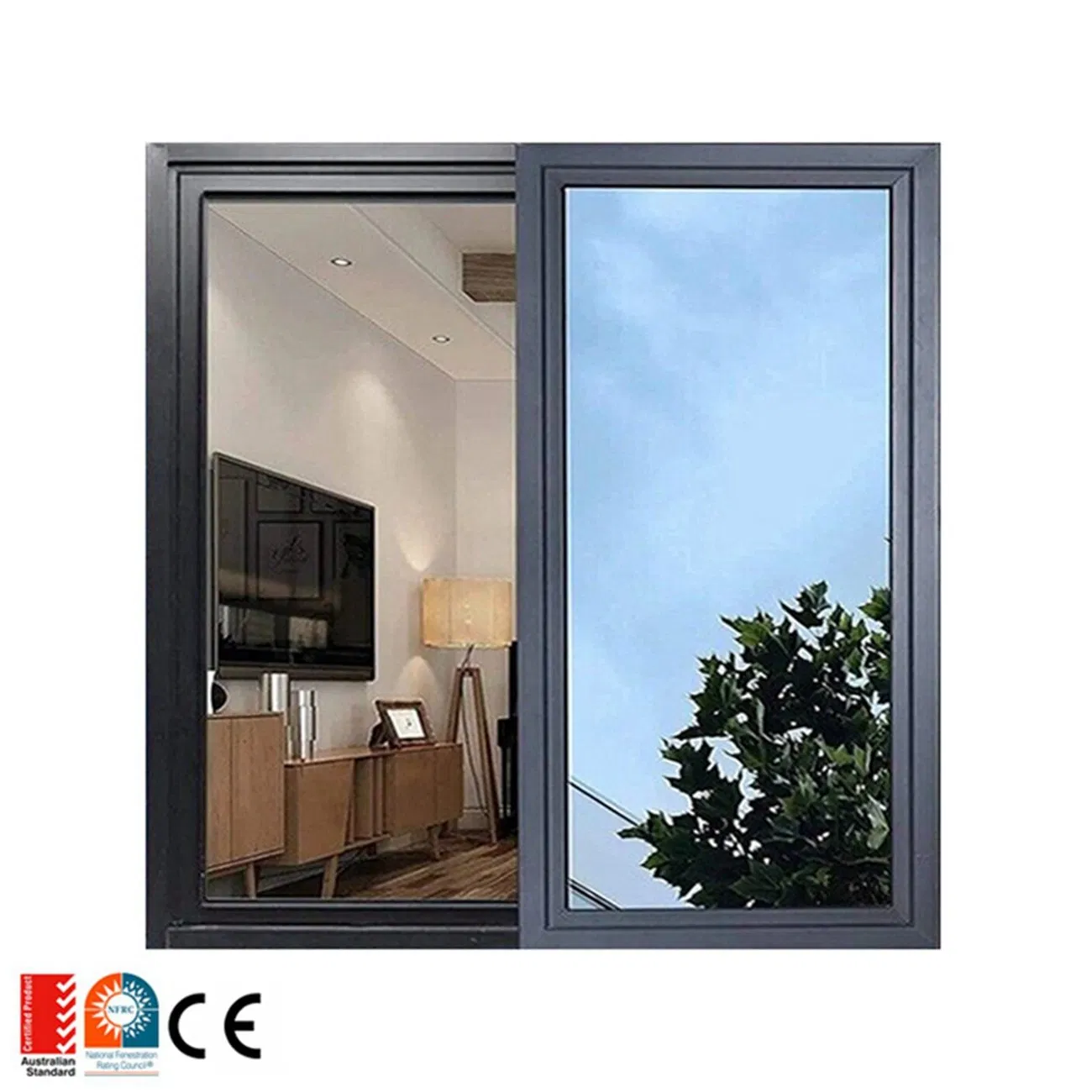 Soundproofing Window Fixed Glass Window Bay and Bow Window