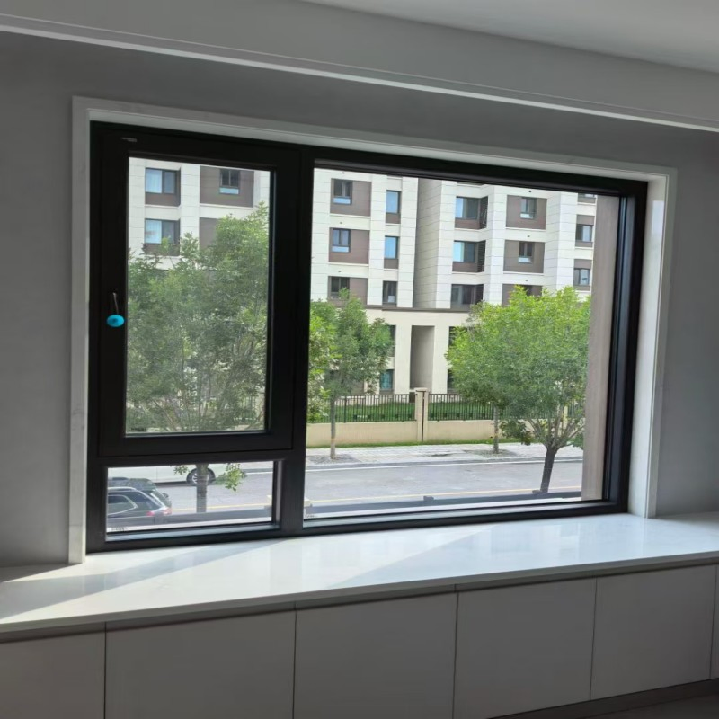 Aluminum Hopper Windows Ventilation &amp; Protective Aluminum Windows for Bedroom