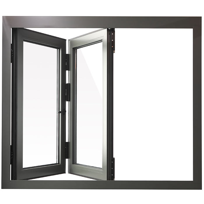 New in Windproof Standard Size Tempered Glass Folding Aluminium Bifold Window