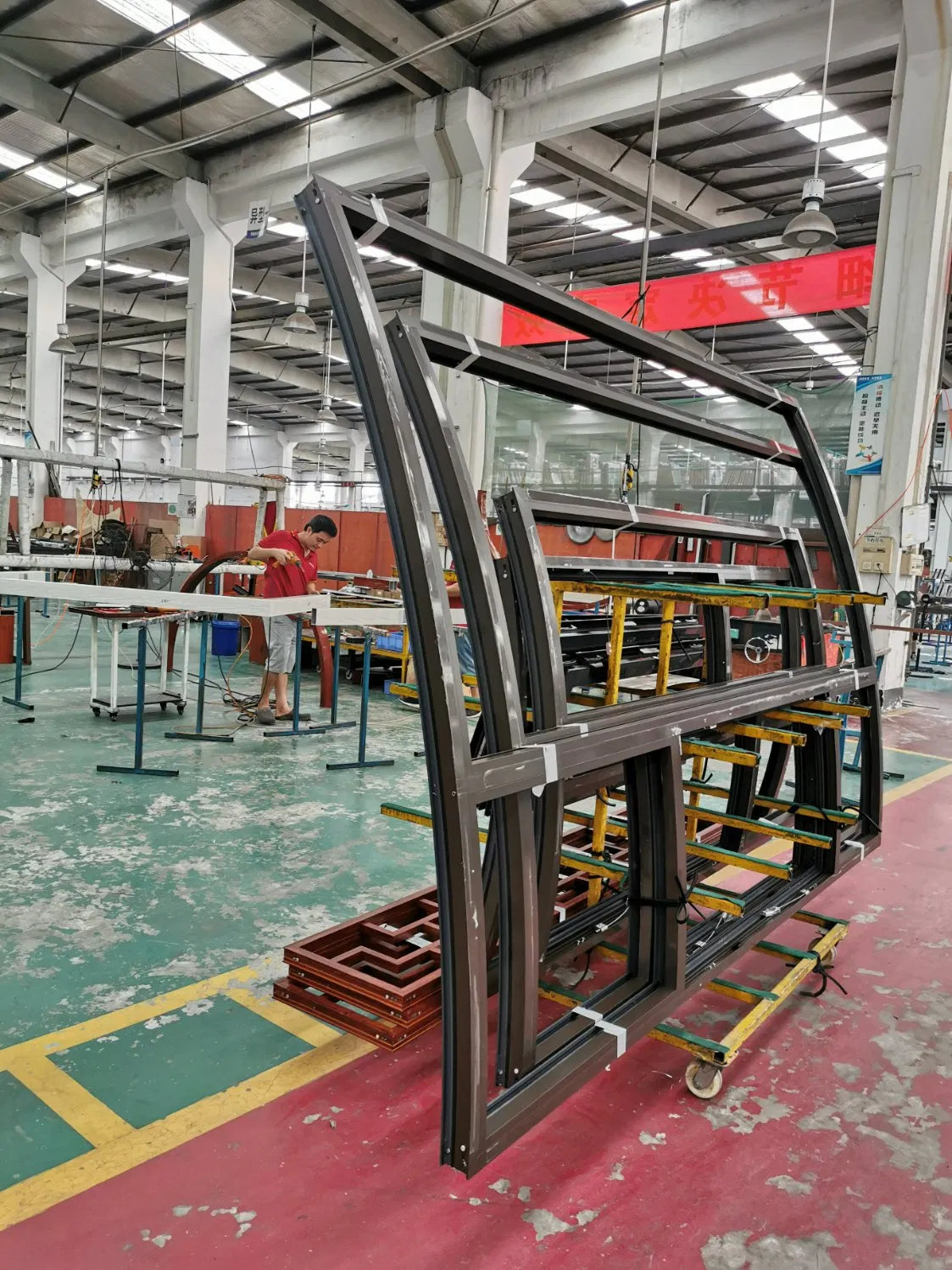 Aluminum Glass Curved/ Arch Doors Windows/ Aluminum Bay and Bow Window