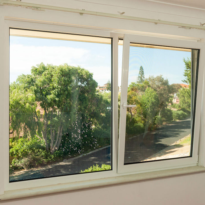 American Certificate Simple Design Triple Tempered Glass Aluminum Frame Soundproof Glazing Tilt &amp; Turn Windows