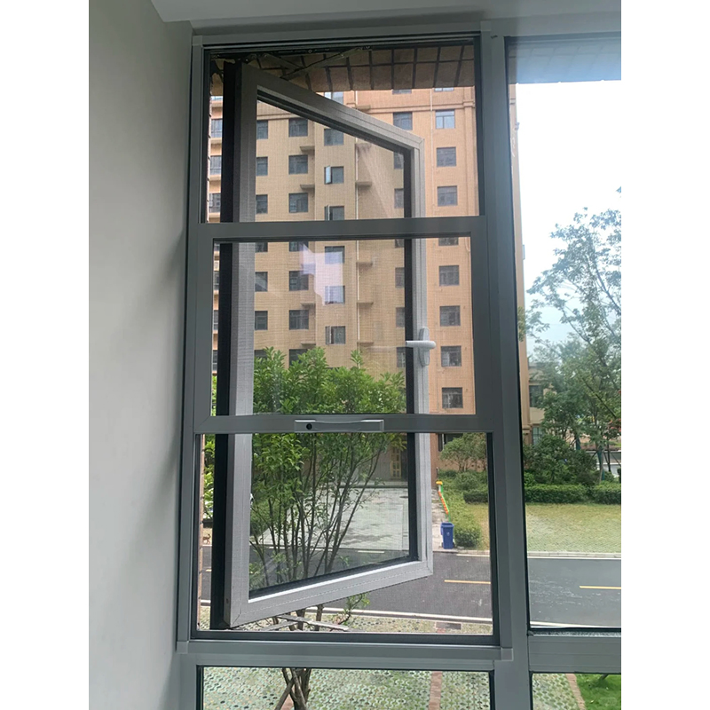 Aluminum Double Hung Window Prefabricated Doors Metal Windows Double Glazing Manufacturers Folding Open Style Vertical Opening Pattern
