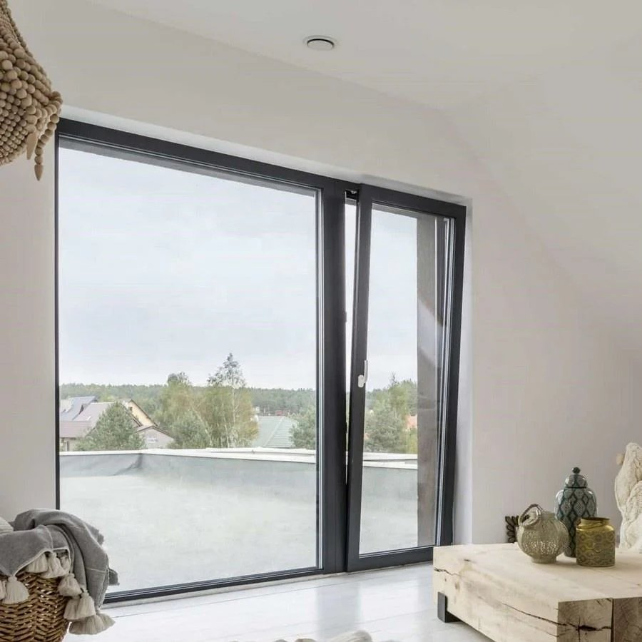 Aluminium Window Tilt and Turn Standard Thermal Break Aluminum Casement French Window