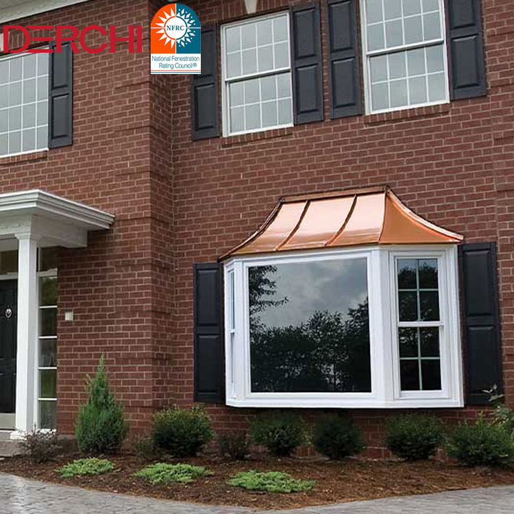 Atlanta Double Glass Windproof Bow Windows Soundproof Bay Windows for Garden