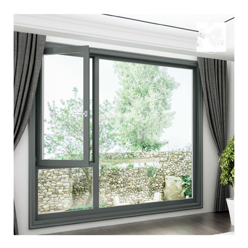 Australian Soundproof Arch Top Design Outswing Aluminum Awning Open out Bifold Picture Window