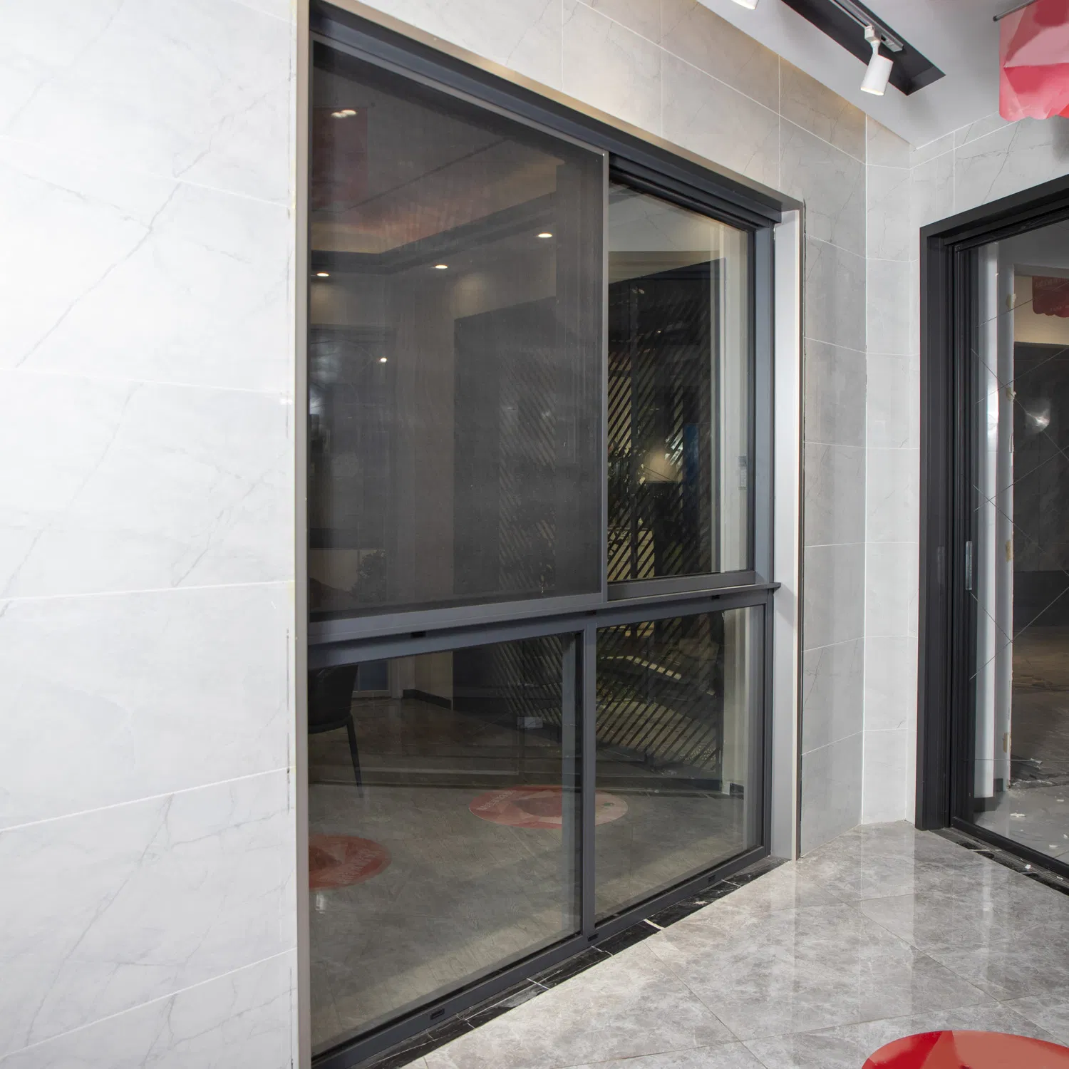 Durable Aluminum Pivot Window with Anti-Hurricane Design