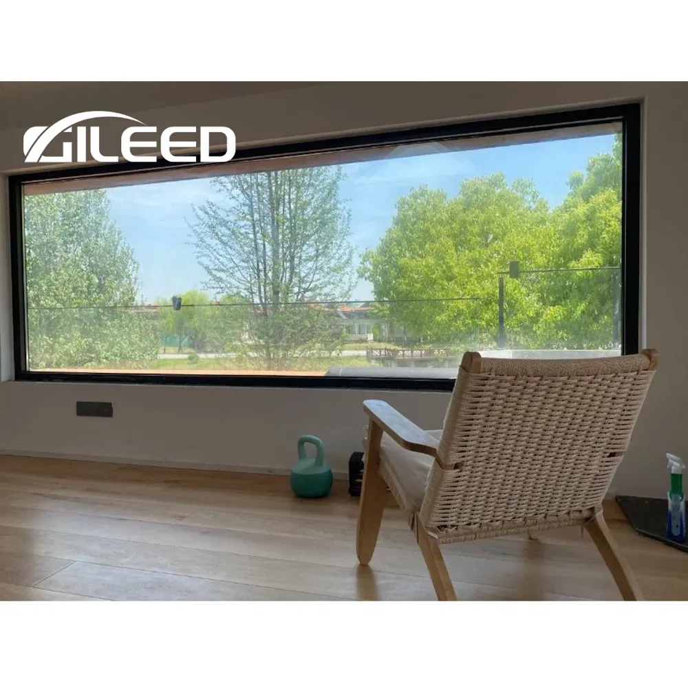 Aluminum Sound Proof Panoramic Window Big Glass Fixed Window Good View Picture Window