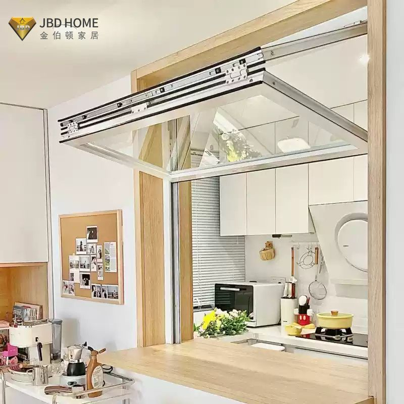 Thermal Break Aluminium Bifold Window Large View Laminated Glass Folding Window