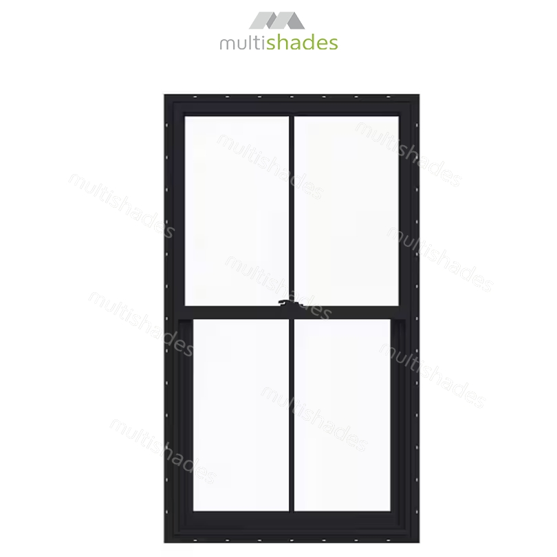 Penjoy Popular Style Original Manufacture Customized Sliding Window Double Hung Window Black Aluminium Window Noise Reduction Tempered Glass Aluminum Window