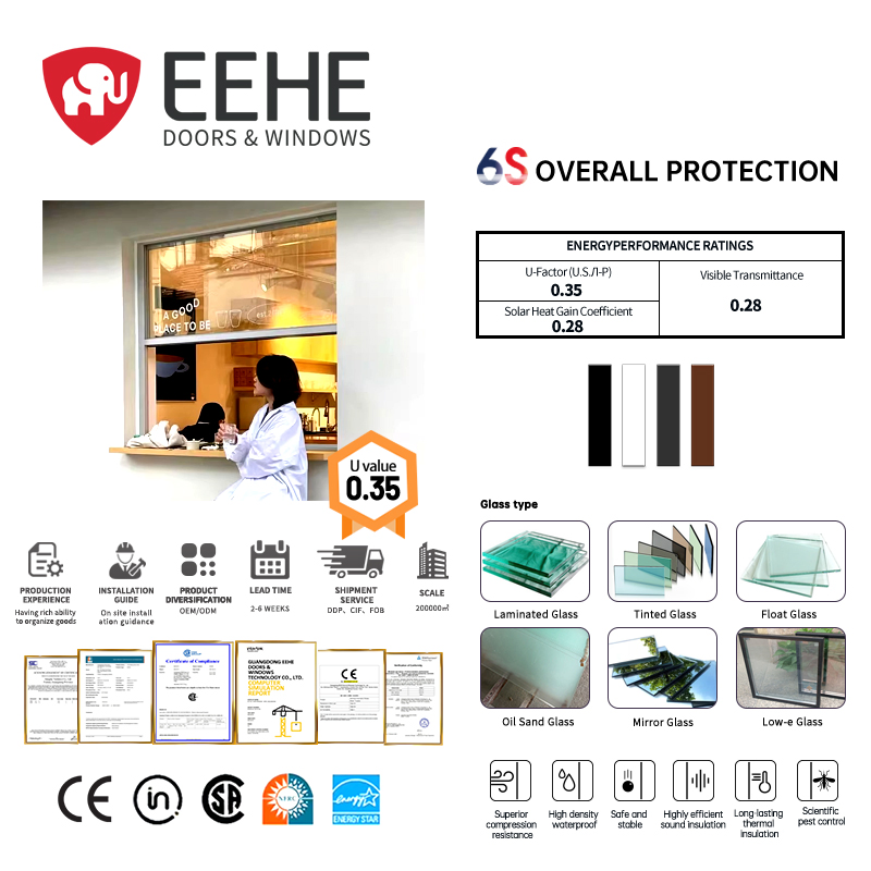 Eehe Secure Window Sashes for Sale with Wholesale Hopper Insulated