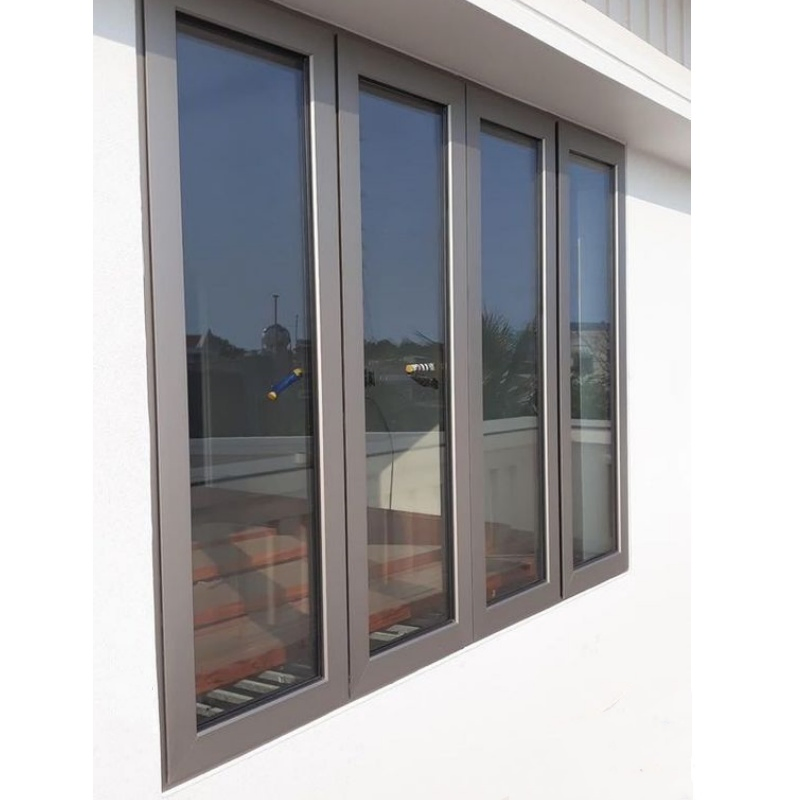 High Standard Modern Design Aluminum Tilt Turn Windows Double Glazing for Hotels Soundproof Casement Windows Swing Bedrooms