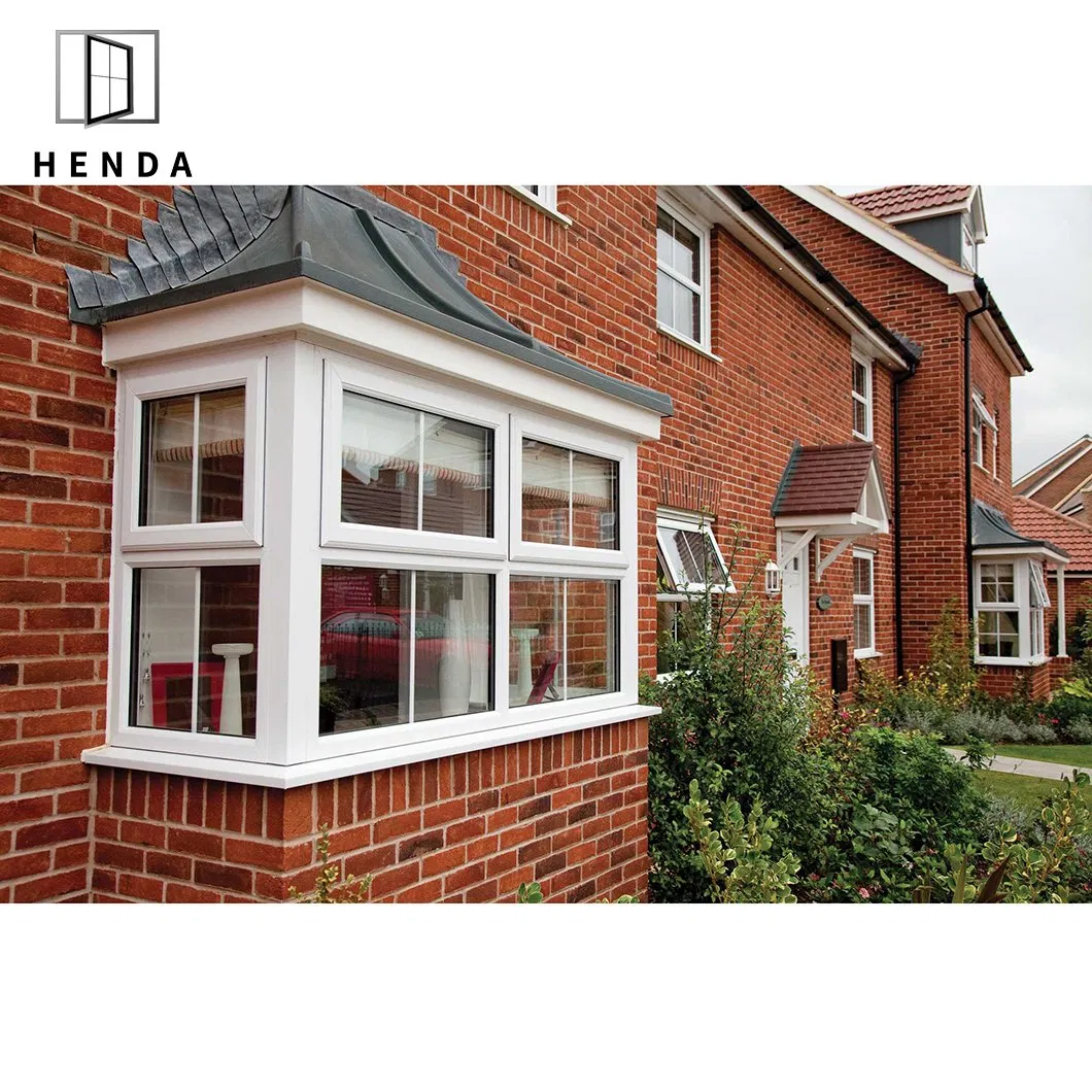 Factory Manufacturer Grill Design Aluminum Awning Bow Bay French Casement Swing Window with Mosquito Nets