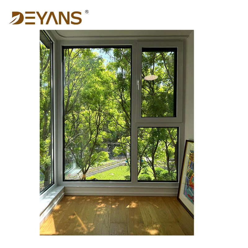 High Quality Double Glazing Soundproof Casement Window Energy Efficient Aluminum Casementwindows