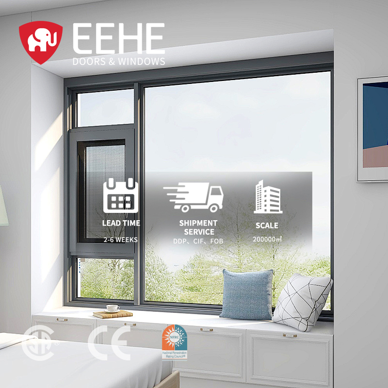 Eehe Soundproof 4 X 6 Casement Window with Luxury Hopper Laminated