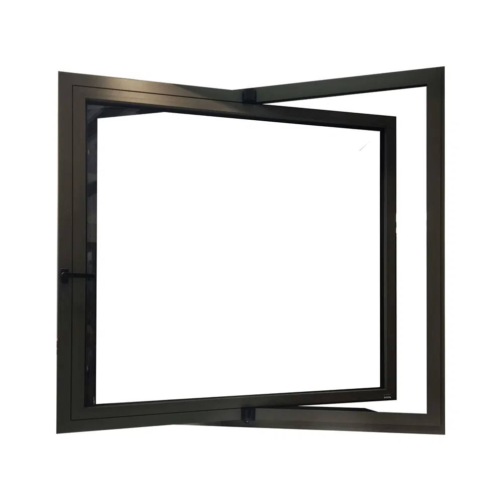 Modern Design 5mm+12A+5mm Glass Thickness Pivot Aluminum Window for Apartment