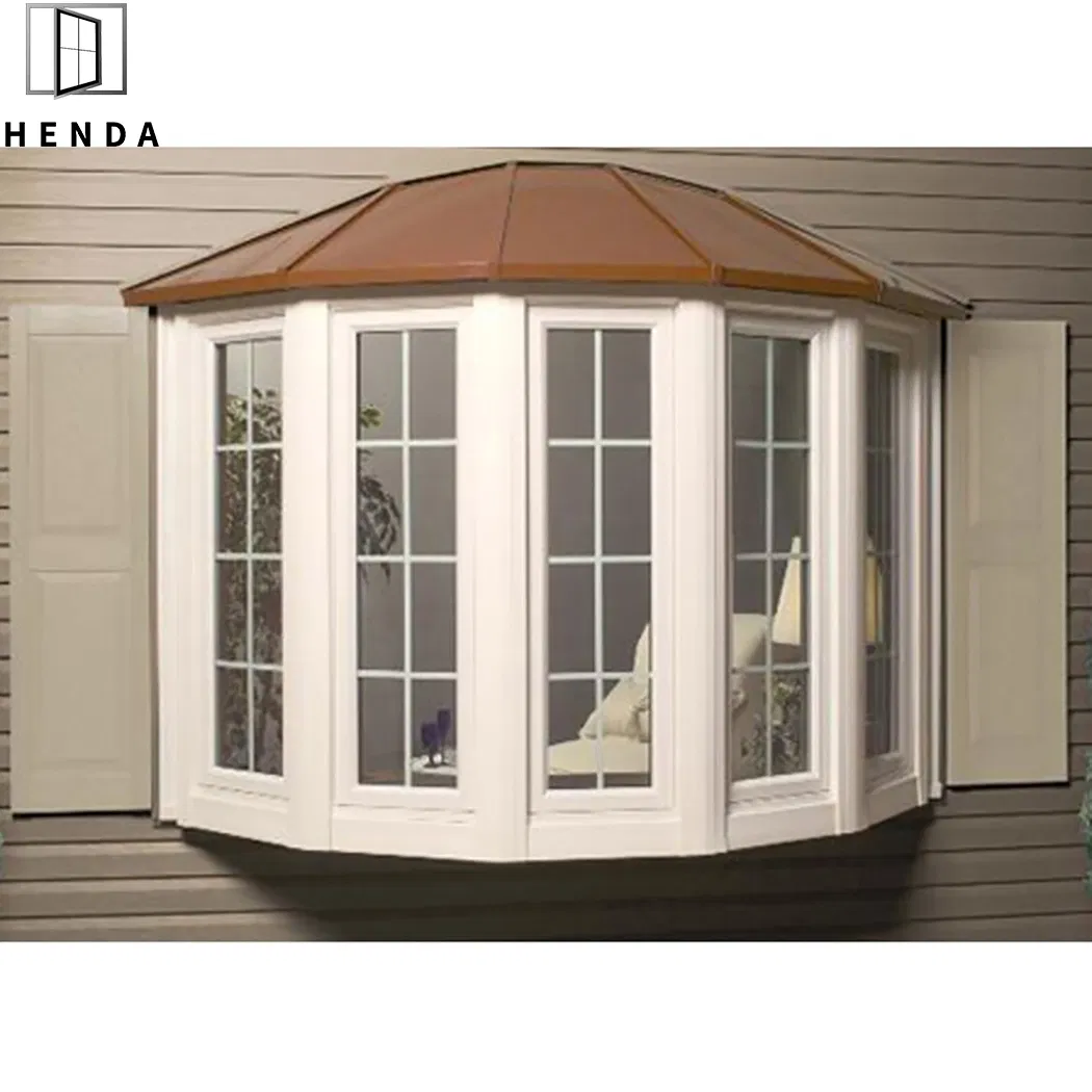 Manufacturer Supplier Aluminium Awning Bow Bay Double Hung French Casement Bay Window