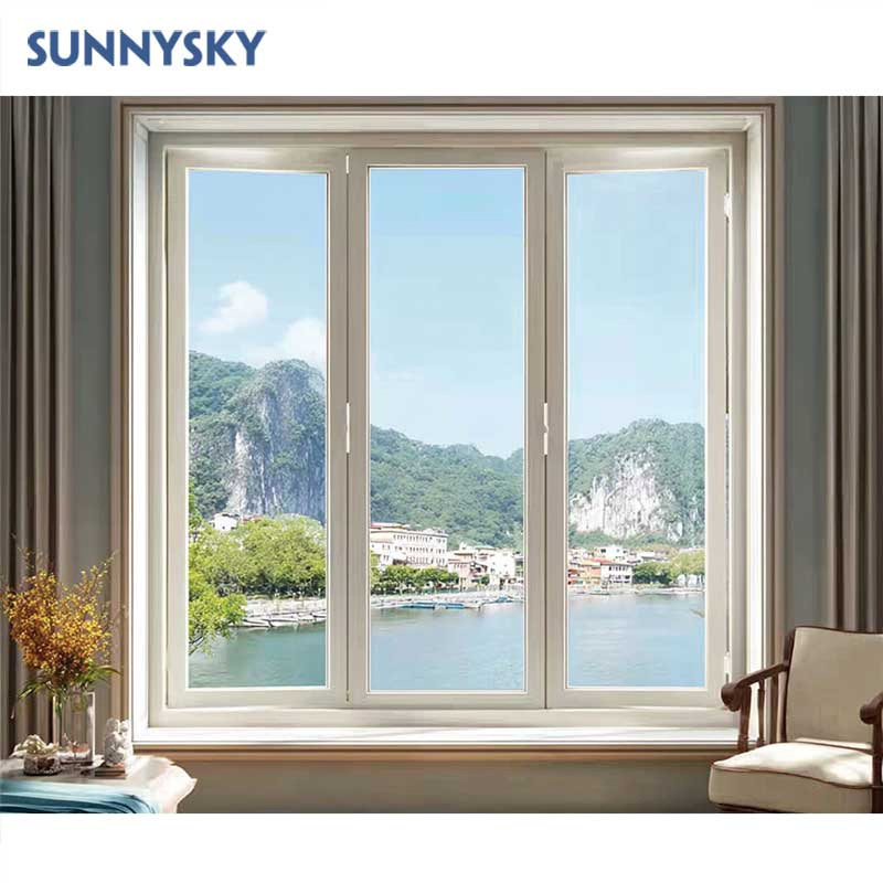 USA Residential Aluminum Foldable Window Double Low-E Bifold Aluminium Doors and Windows