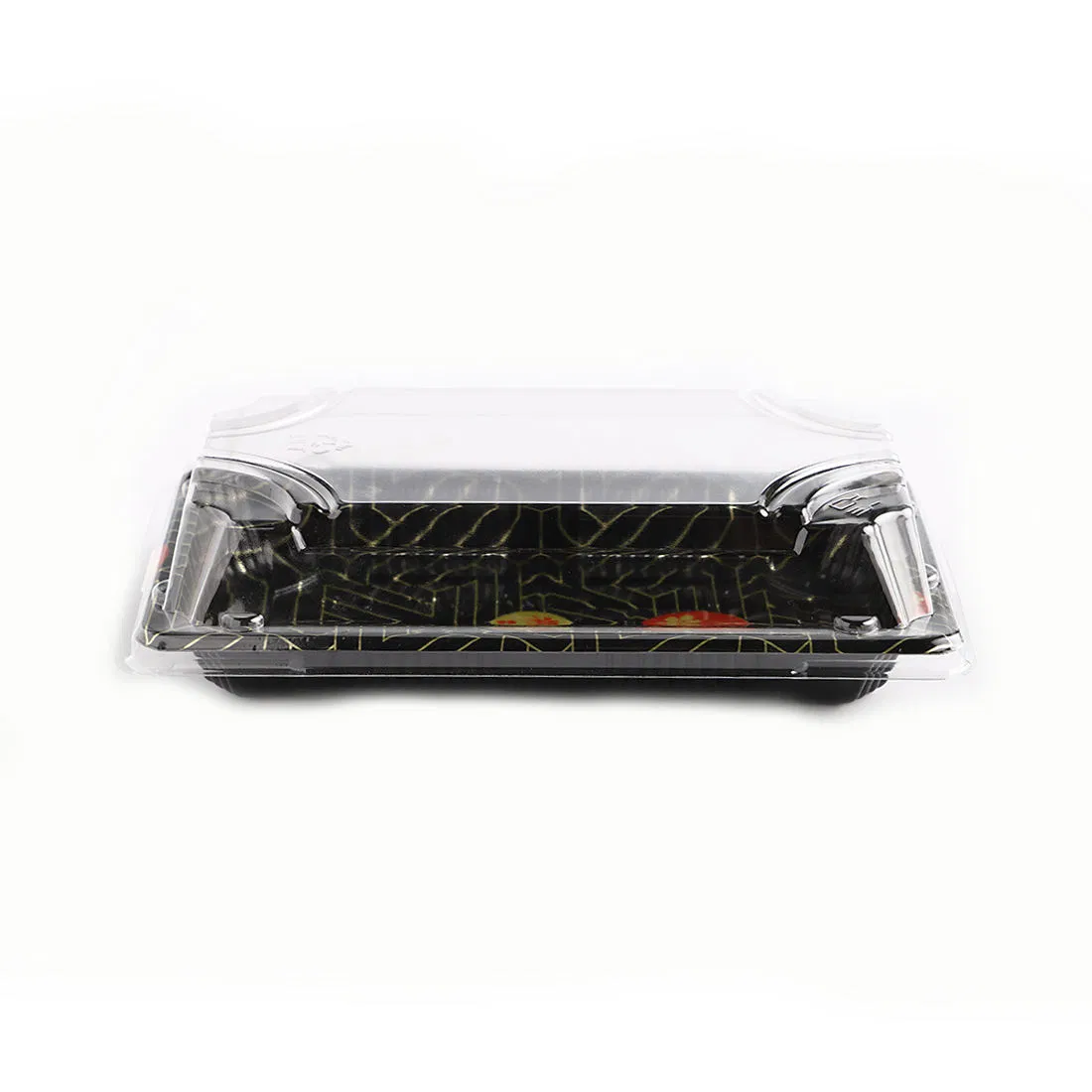 Sushi Square Kraft Biodegradable Disposable Food Packaging Box Handle Stamping for Sushi Salad Sandwich Noodle