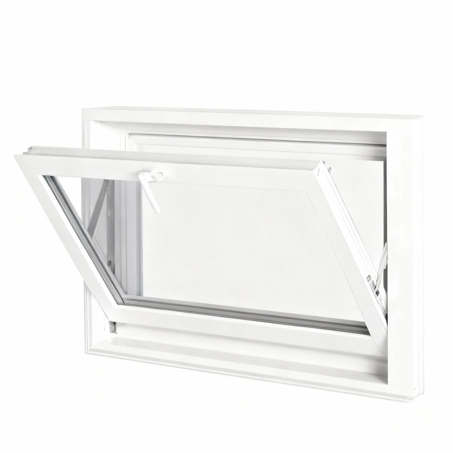 Noise Reduction UPVC Hopper Window - Tempered Glass Multi-Point Lock Bulk Order