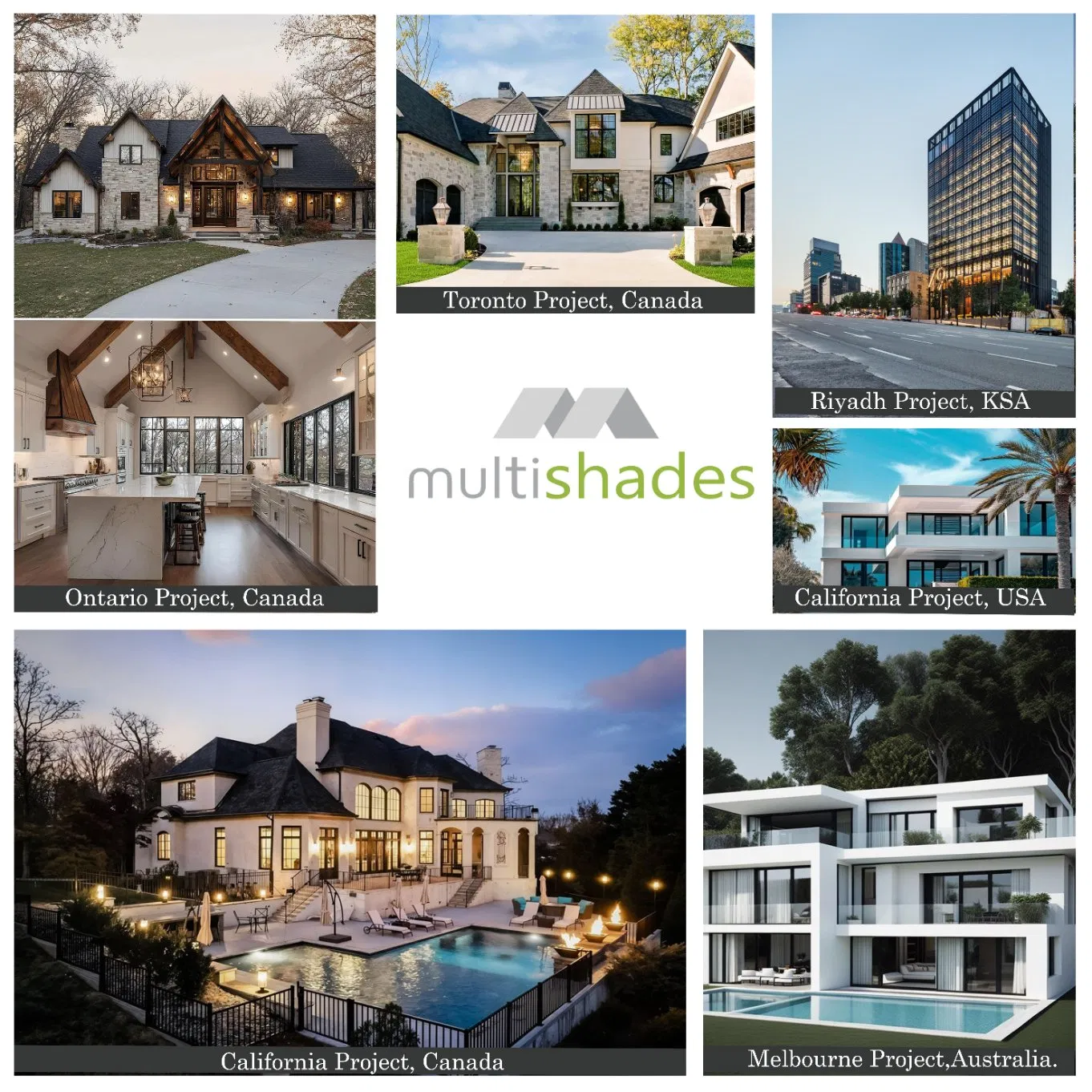 Multishades Chinese Factory Customizable Soundproof High Air Tightness Bi-Folding Aluminum Aluminium Window Double Glazing Glass