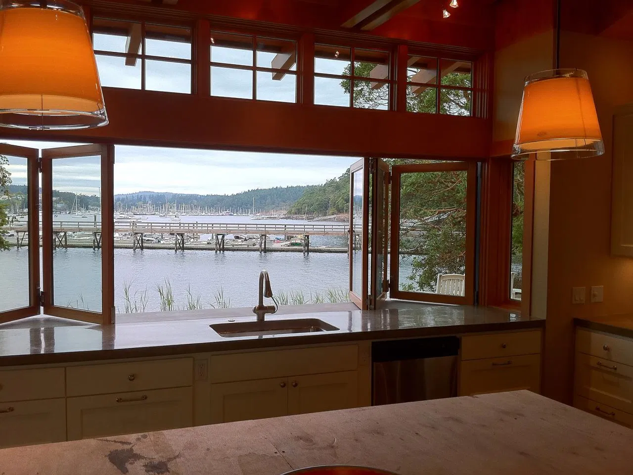 Standard Size Glass Profile Aluminium Bifold Window and Door Folding Windows