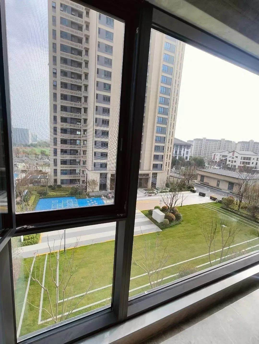 Double Glaze Glass Triple Glazed Solar Bay Bow Windows System Metal Window