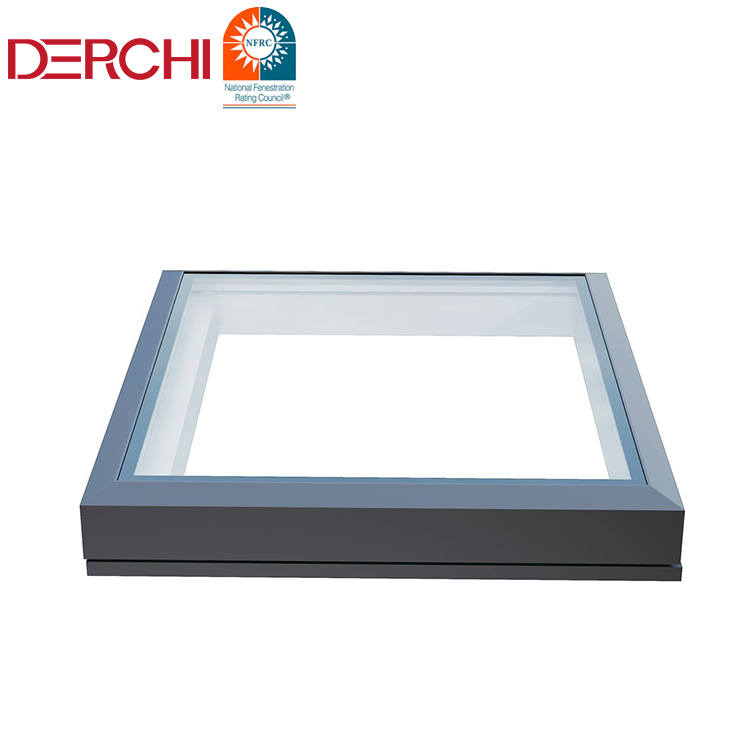 Aluminum Double Glass Skylight Roof Pivot Windows Designs