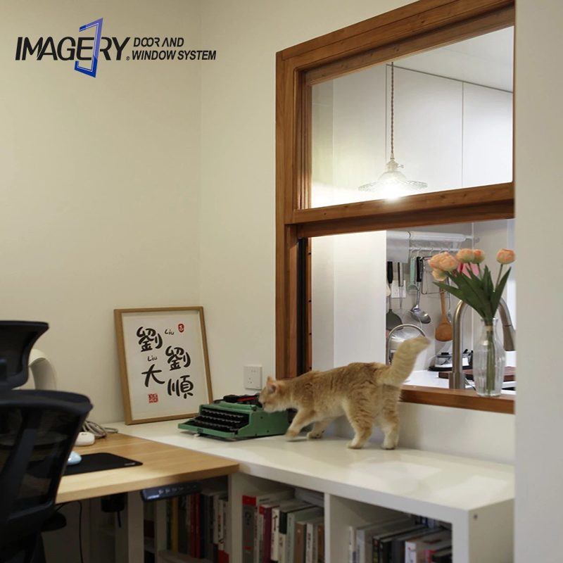 Latest Design Double Single Hung Tempered Glass Aluminum Vertical Sliding Window