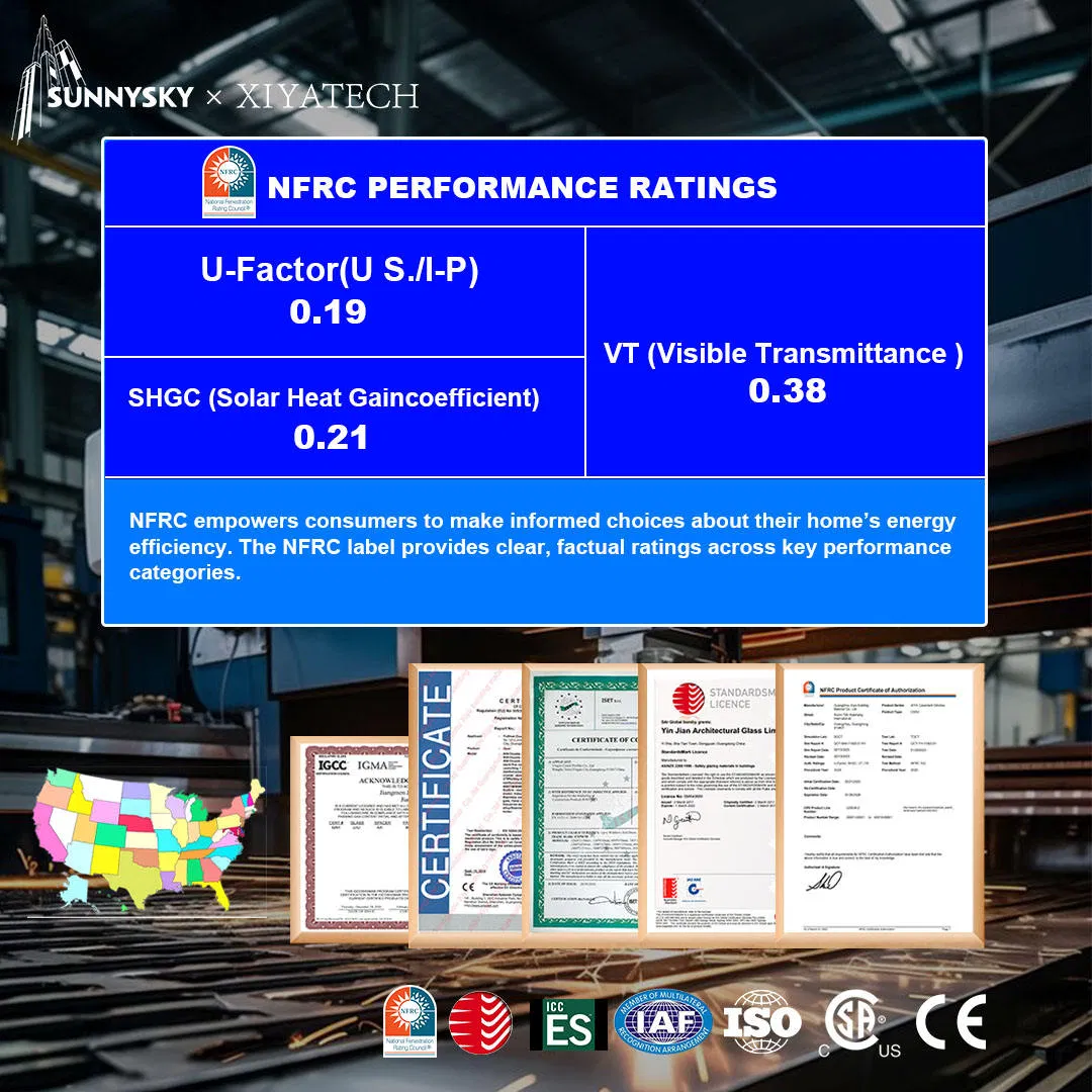 USA Residential Aluminum Foldable Window Double Low-E Bifold Aluminium Doors and Windows