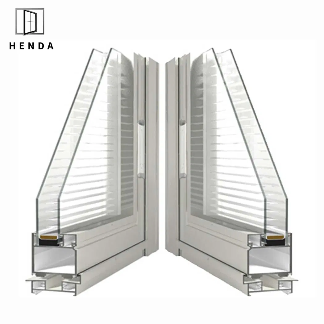 China Factory Supply Inbuilt Security Jalousie Louvre Windows with Aluminum Adjustable Glass Louver Shutter for Residential Project