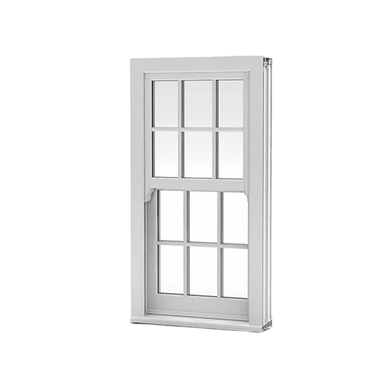 American Modern Design UPVC PVC Vinyl House Single Hung Double Hung Window