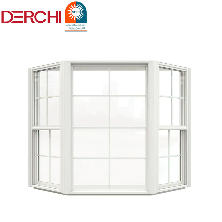 Nfrc Standard Sound Insulation Aluminium Fixed Picture Windows Grill Design Bay-Bow Windows