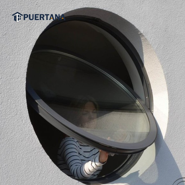 Aluminum Circular Window Aluminum Circle Round Vertical Pivot Window