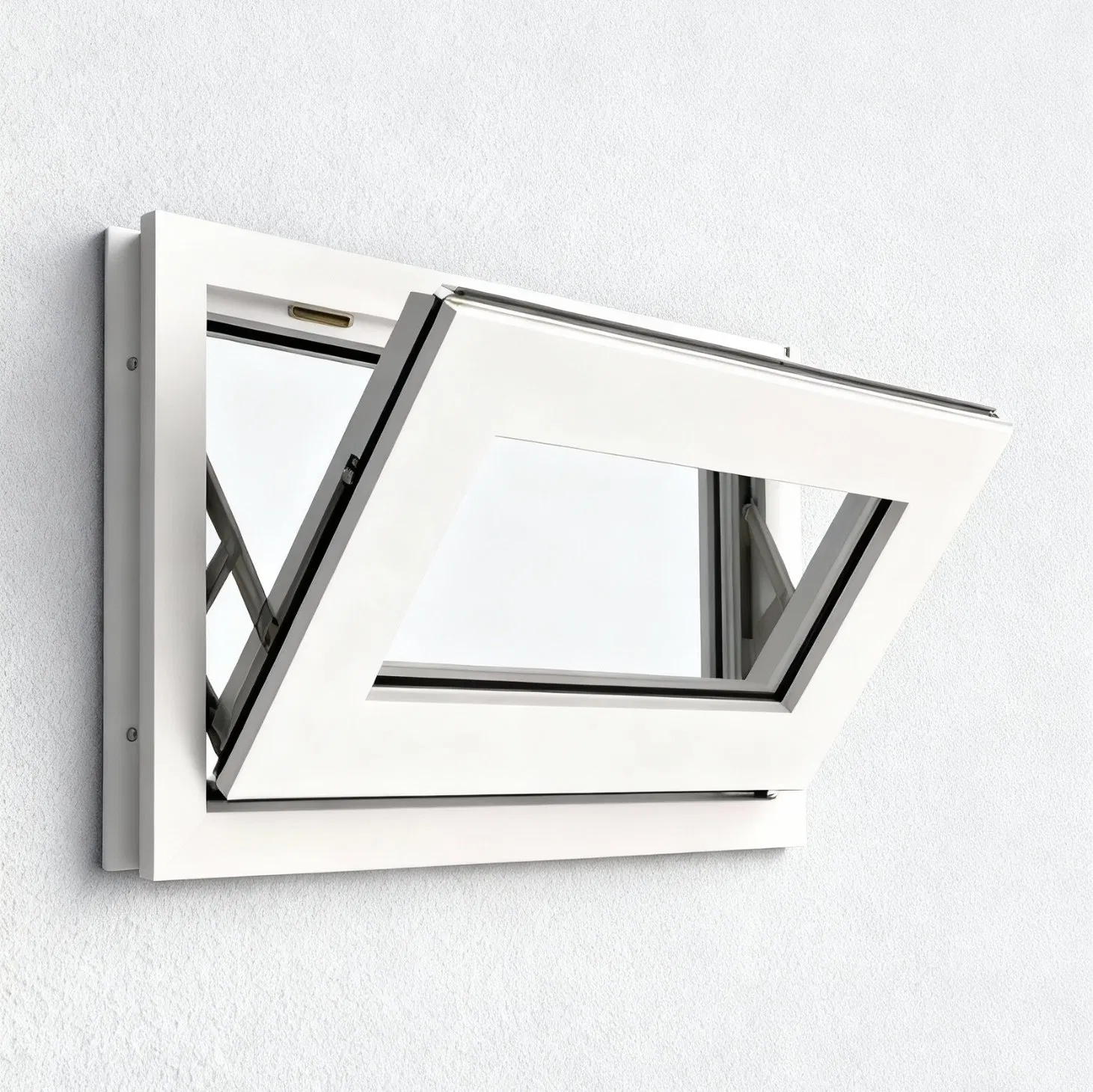 Noise Reduction UPVC Hopper Window - Tempered Glass Multi-Point Lock Bulk Order