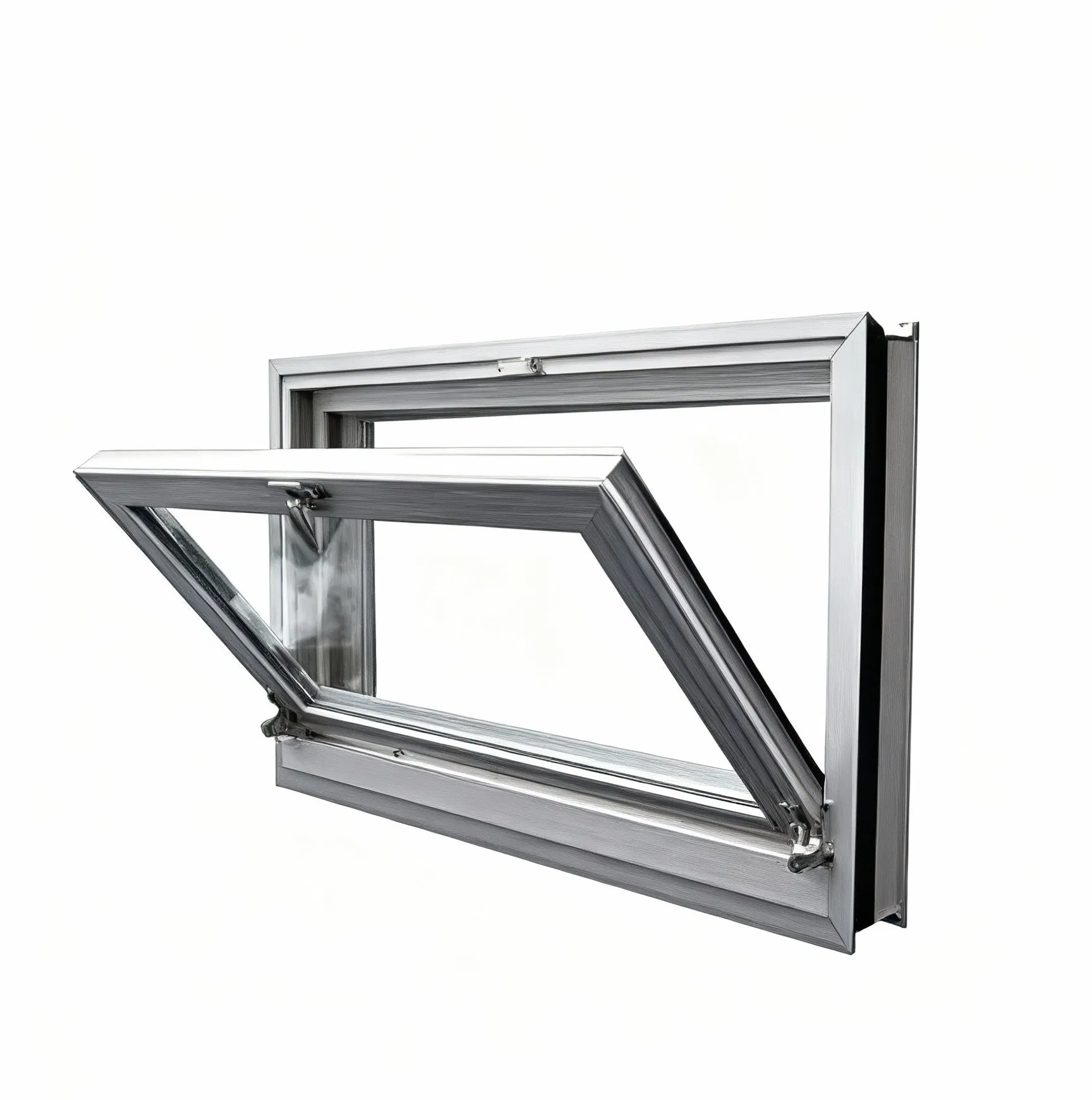 Noise Reduction UPVC Hopper Window - Tempered Glass Multi-Point Lock Bulk Order