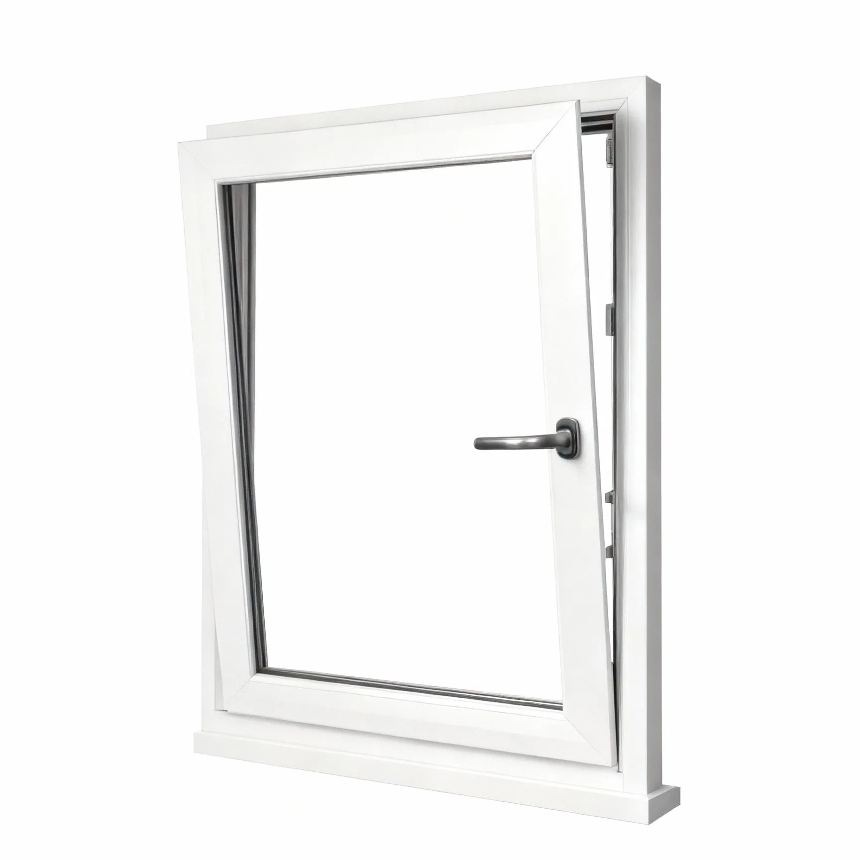 Noise Reduction UPVC Hopper Window - Tempered Glass Multi-Point Lock Bulk Order