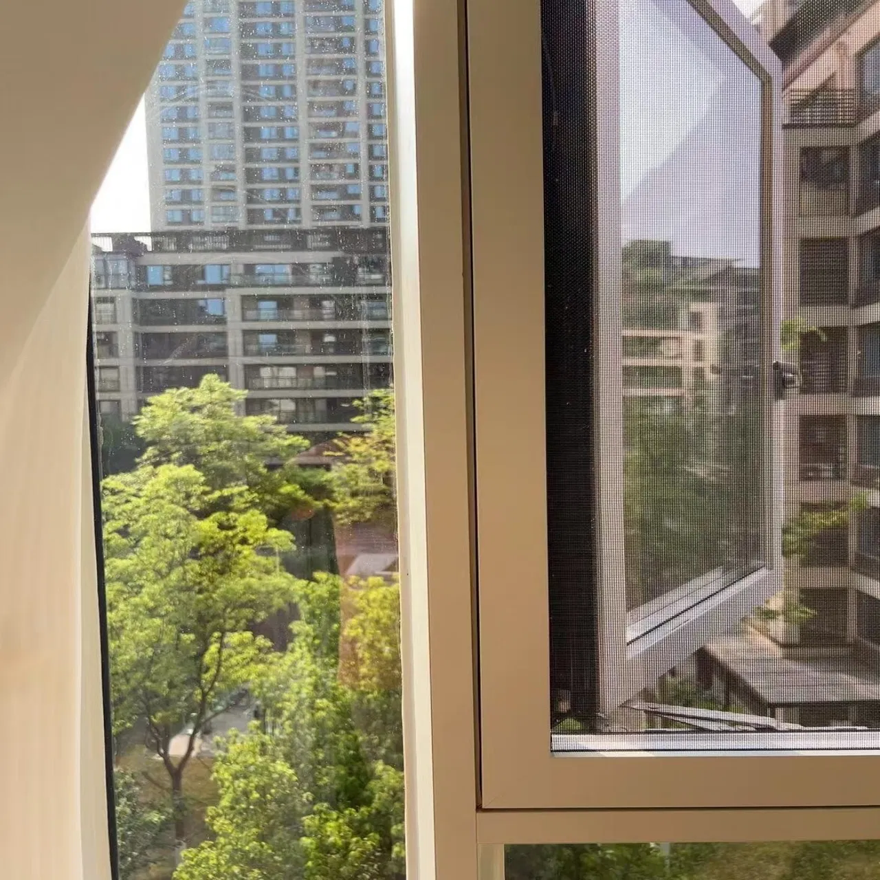 Security Powder Coating Winstar Standard Specifications or Customized Awning Aluminum Casement Window